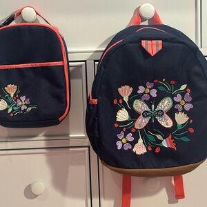 BRAND NEW! Hanna Andersson backpack & matching lunch box.